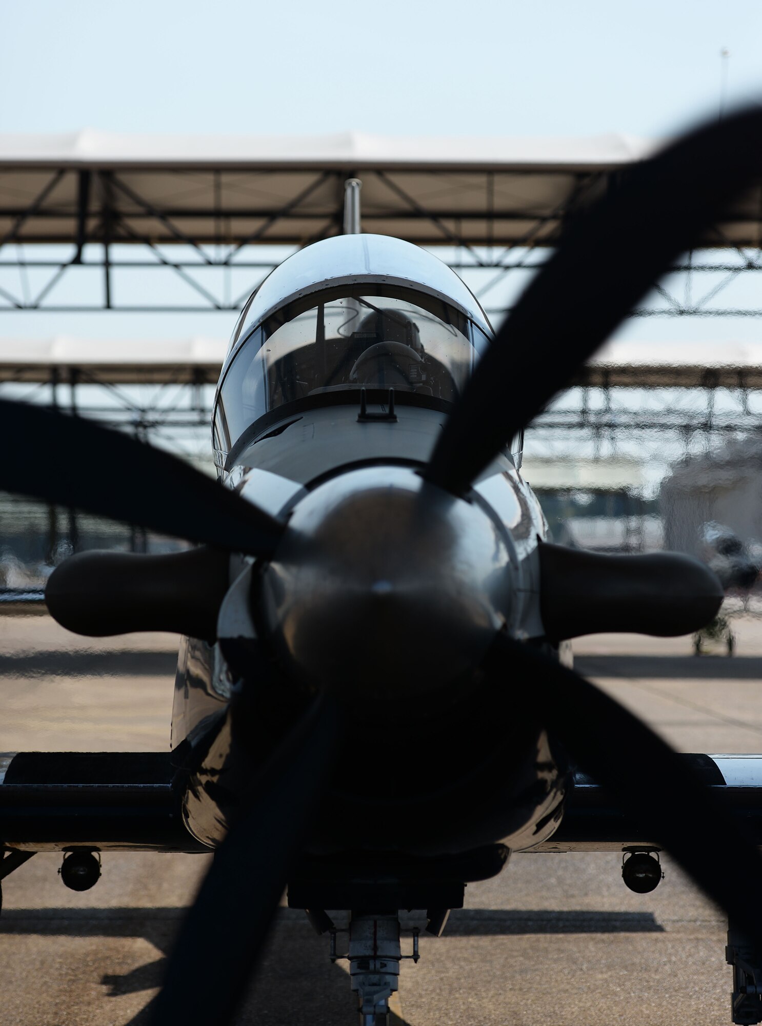 An instructor pilot and student pilot from the 37th Flying Training Squadron prepare for a flight Sept. 28, 2017, on Columbus Air Force Base, Mississippi. Instructor pilots fly with the student pilots on almost every flight to provide immediate feedback and help with any grading and teaching the students may need. An IP can fly up to three times in one day, with each flight reaching almost three hours of total flight-time. (U.S. Air Force photo by Airman 1st Class Keith Holcomb)