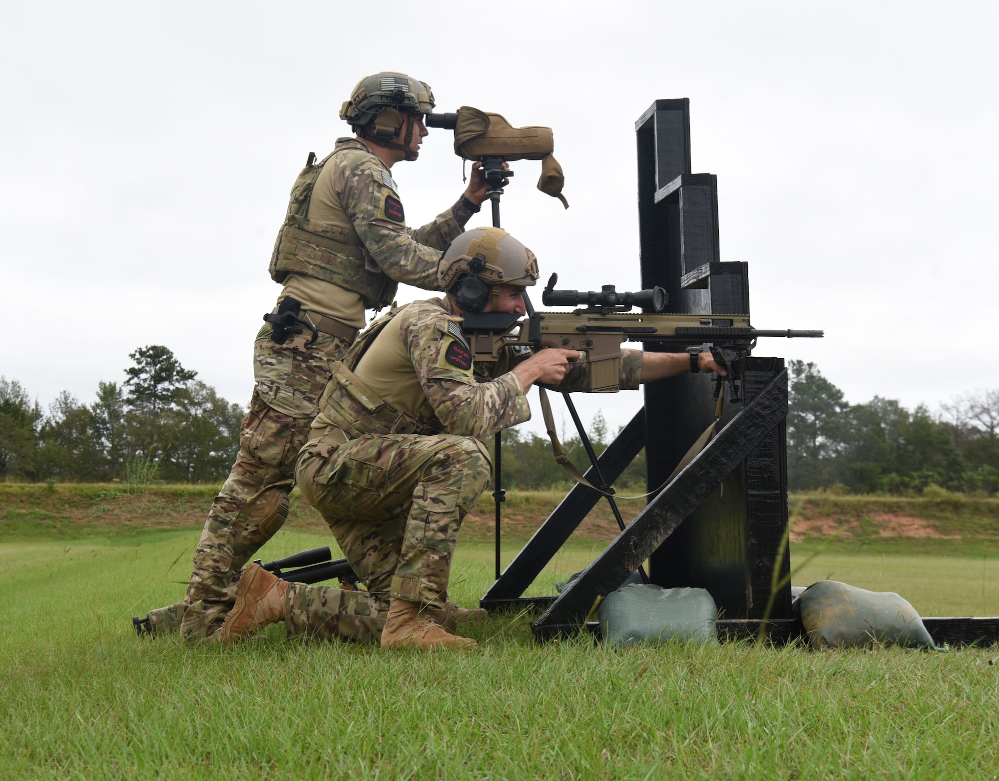 U.S. Air Force security forces members participated in the 17th Annual International Sniper Competition Oct.