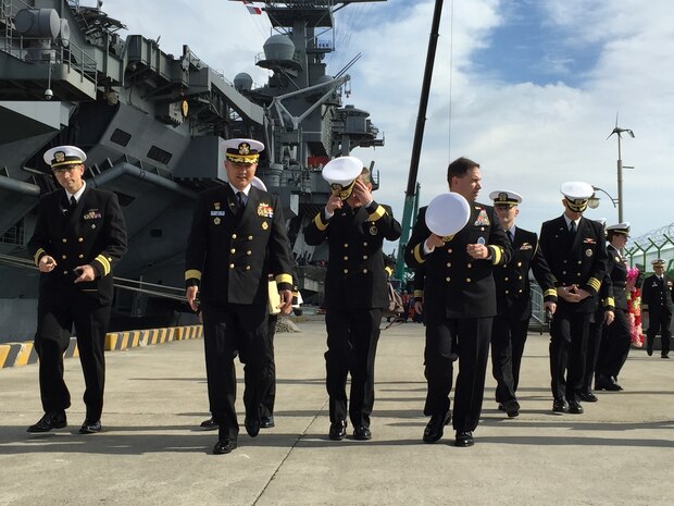 Ronald Reagan Carrier Strike Group visits South Korea