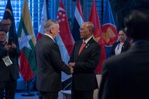Defense Secretary Mattis speaks at meeting.