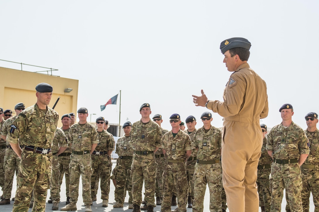 Royal Air Force 83 Expeditionary Air Group receives new commander