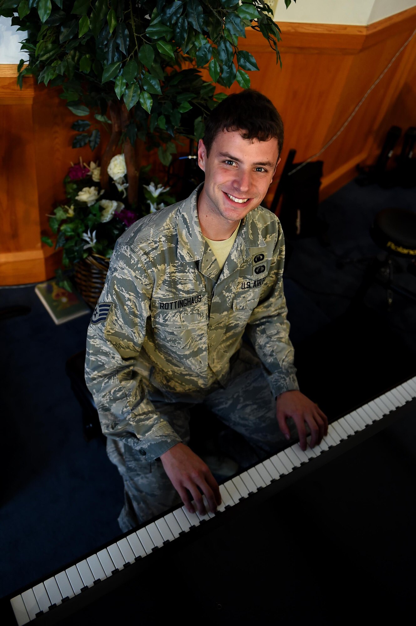 A white man in uniform poses for a portrait.