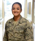 Airman 1st Class Diandra Velasquez, a medical technician with the 72nd Medical Operations Squadron, exemplifies the Air Force’s Core Values and is proud of her Hispanic culture and traditions. Airman Velasquez is being highlighted during National Hispanic Heritage Month, which is observed from Sept. 15 to Oct. 15.