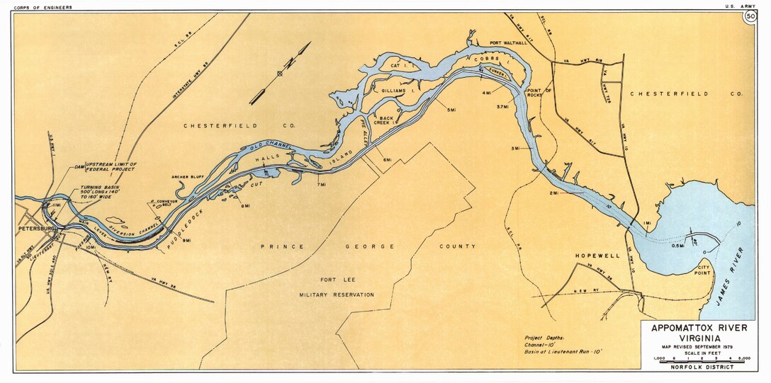 Appomattox River Project Map