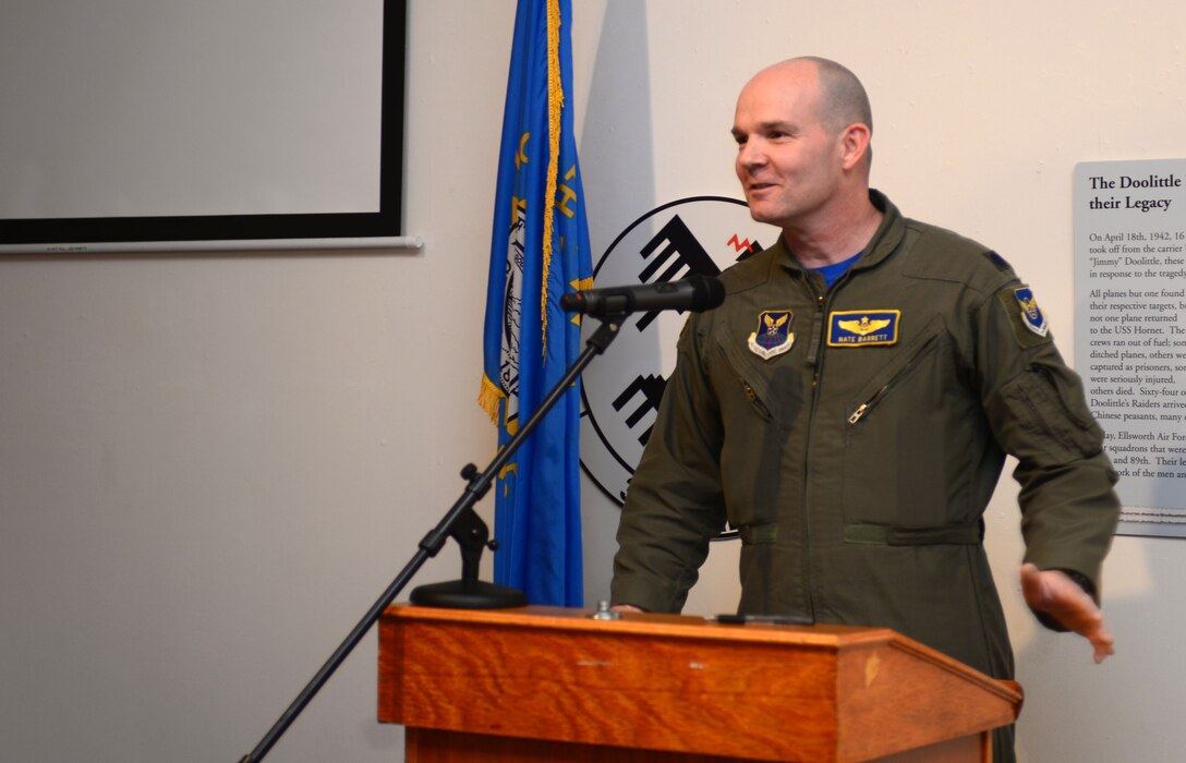 The free, temporary exhibit, Wild Blue Yonder, is open until January 7th, 2018, and pays respect to Ellsworth AFB and the servicemen and women stationed there in the past and present. The pictures, models and plaques showcase the unique relationship between the base, Rapid City and the local community.