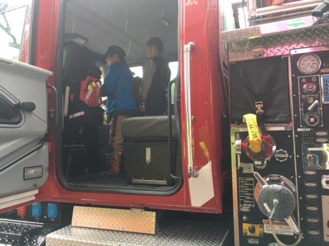 "On Sunday 15 October CATC fire engine and ambulance were displayed at the Yamanakako volunteer festival, and the vehicles were the center of attention for the young children of Yamanaka village, Yamanashi Pref.  Special thanks to CATC fire department crew for their support and Mr. Takamura and Mr. Osada from Yamanaka Village Hall".
