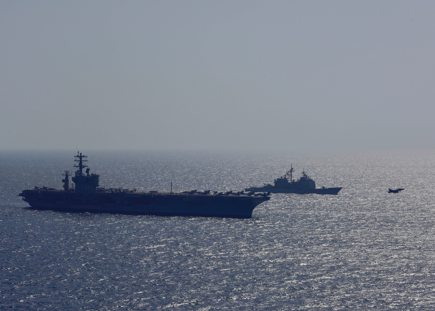 Nimitz Carrier Strike Group Enters 7th Fleet