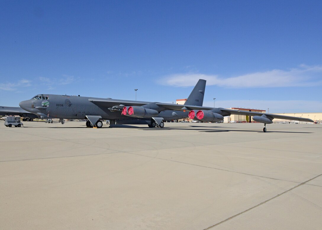 Nose art pays tribute to B-52’s top secret past