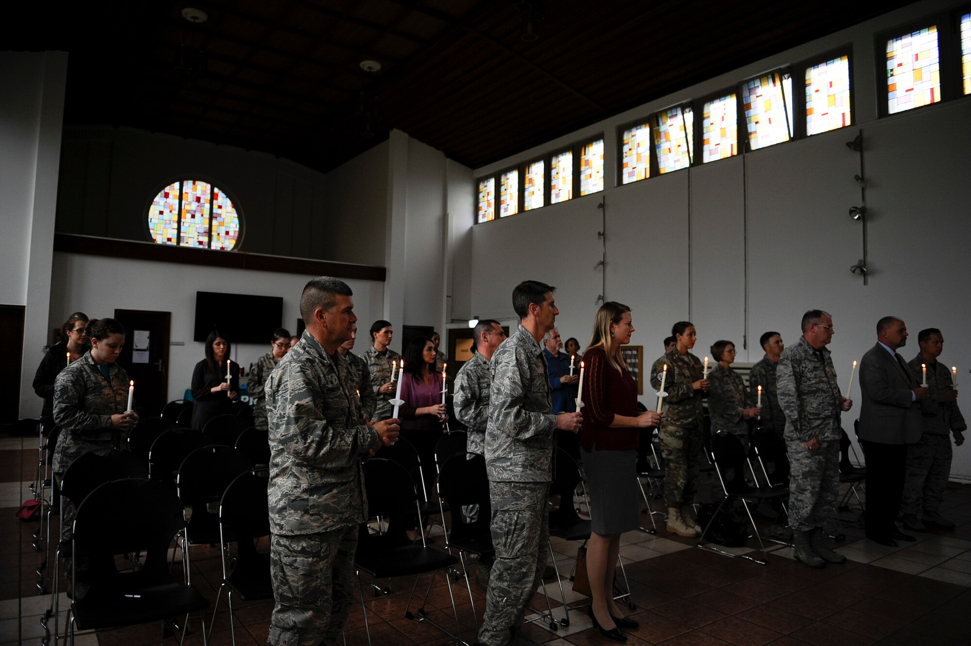 Ramstein lights a candle for Interpersonal Violence Awareness Candlelight Vigil