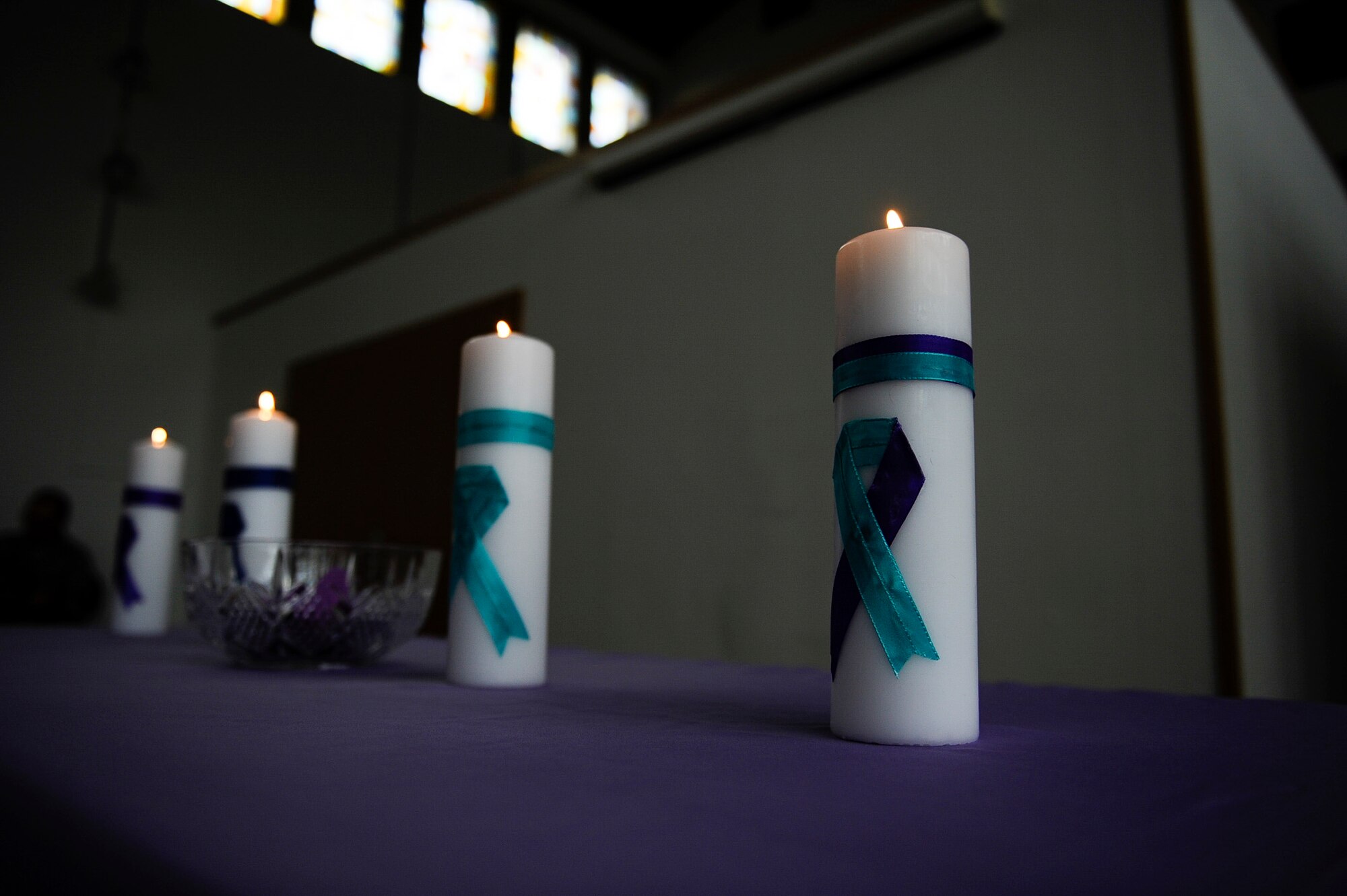 Ramstein lights a candle for Interpersonal Violence Awareness Candlelight Vigil