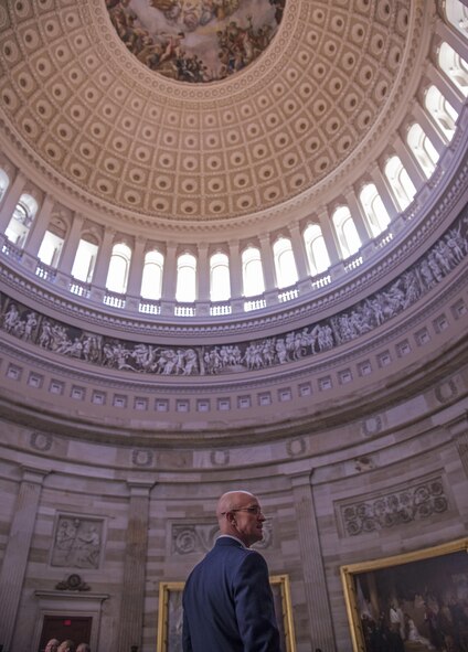 Taking in the rotunda