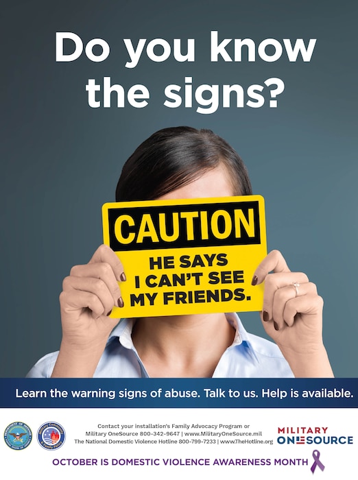 October is National Domestic Violence Awareness Month, designed to raise awareness and educate communities, couples and families on resources to help prevent or stop domestic abuse. (Courtesy Graphic)