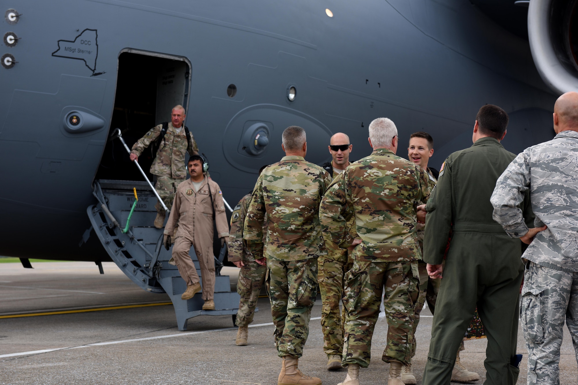 Airmen from the 193rd SOW return home from deployment