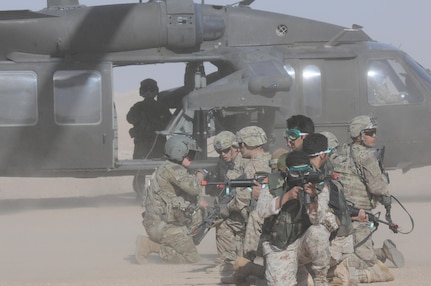 Air operations drill in Kuwait