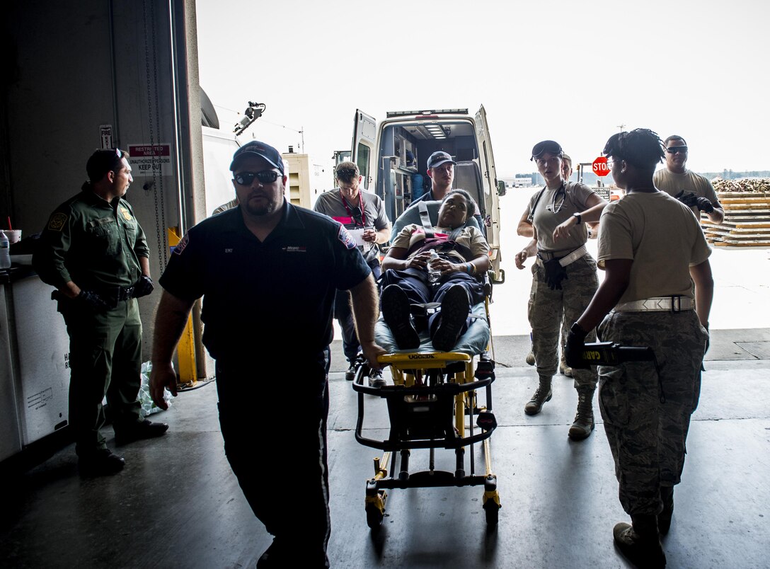 Medical teams from throughout Air Education and Training Command deployed in support of Hurricanes Harvey, Irma and Maria.   Teams were there to support Federal Emergency Management Agency relief efforts.
