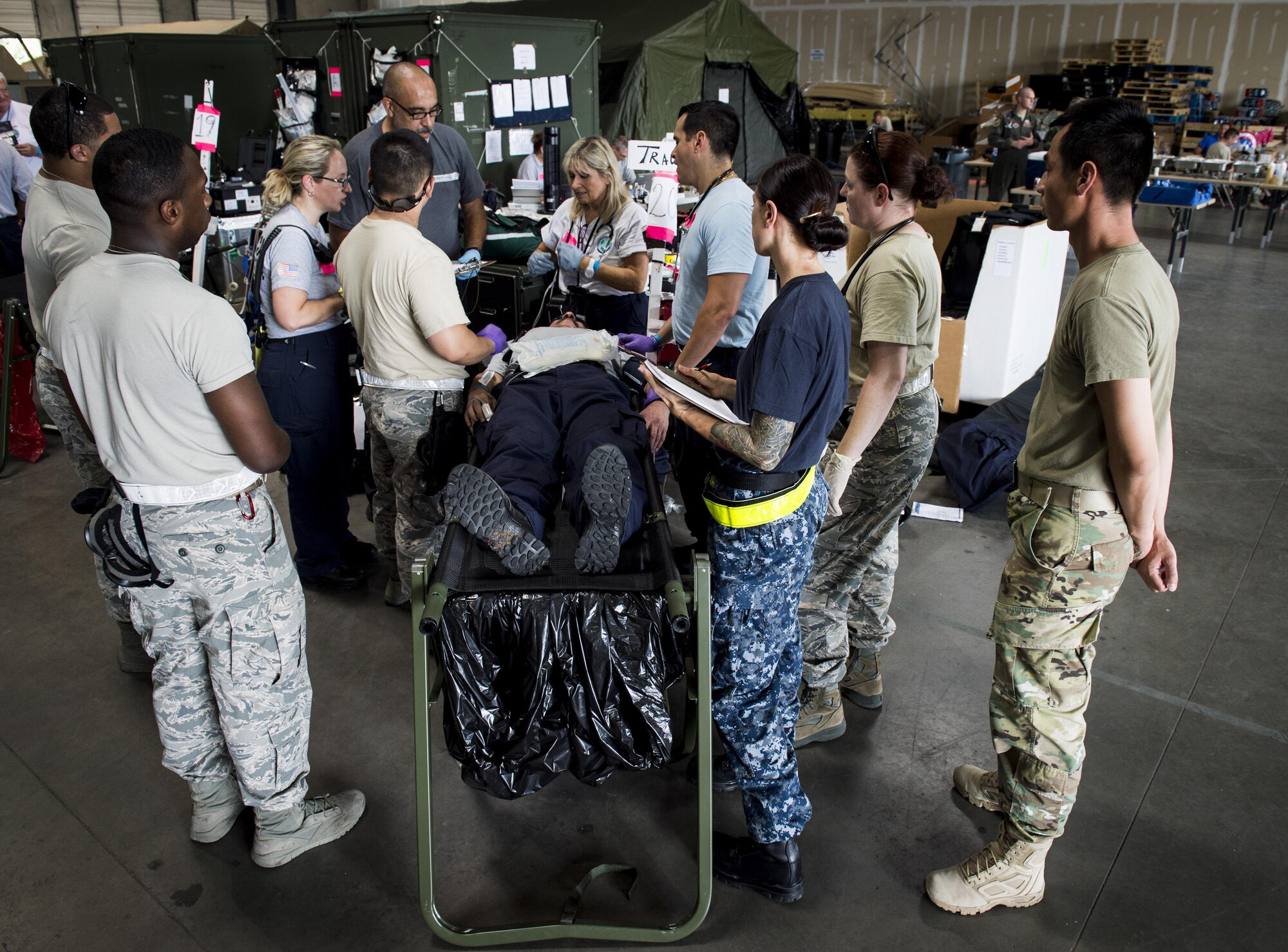 Medical teams from throughout Air Education and Training Command deployed in support of Hurricanes Harvey, Irma and Maria.   Teams were there to support Federal Emergency Management Agency relief efforts.