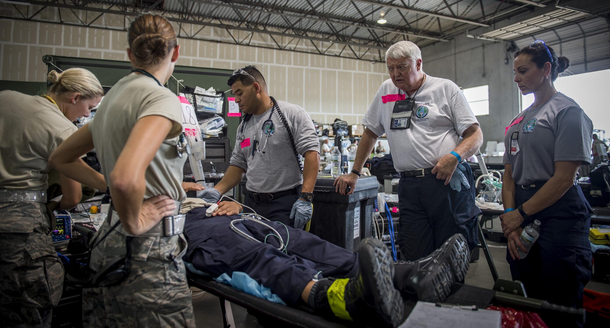 Medical teams from throughout Air Education and Training Command deployed in support of Hurricanes Harvey, Irma and Maria.   Teams were there to support Federal Emergency Management Agency relief efforts.