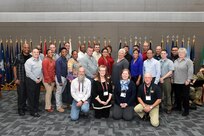 Trainers and training participants pause for a group photo after a five-day Applied Suicide Intervention Skills Training (Training for Trainers) workshop, October 20, 2017.
