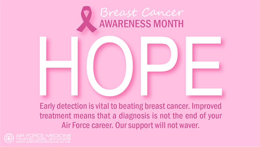 Continuing an Air Force career - hope after a breast cancer diagnosis