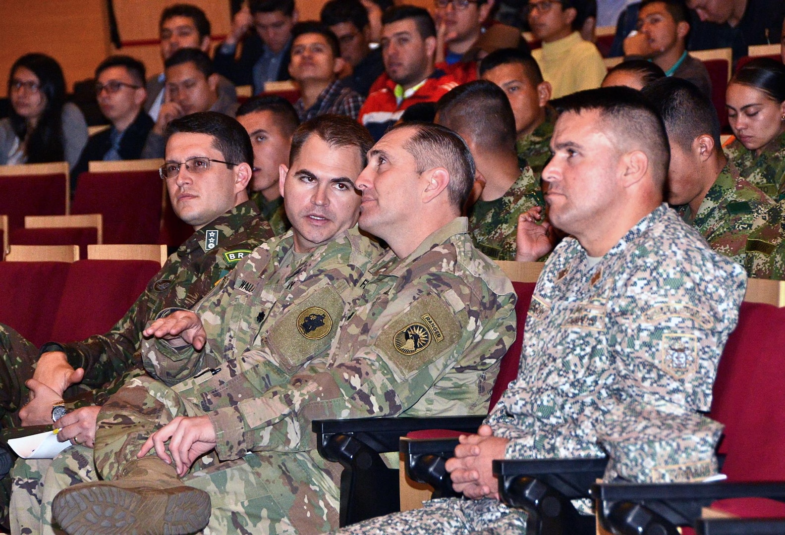 Army representatives from U.S. Army South's Assistant Chief of Staff Engineer and U.S. Southern Command, along with the Brazilian Army, participated in the first International Technical Workshop of Military Engineering Oct. 21, hosted by the Colombian Army Engineers in Bogota, Colombia, at the Military School General Jose' Maria Cordova.