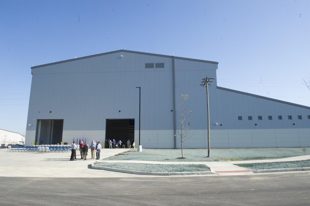 The National Air and Space Intelligence Center held a ribbon cutting ceremony to celebrate the new foreign materiel exploitation facility here, Oct. 20, 2017.