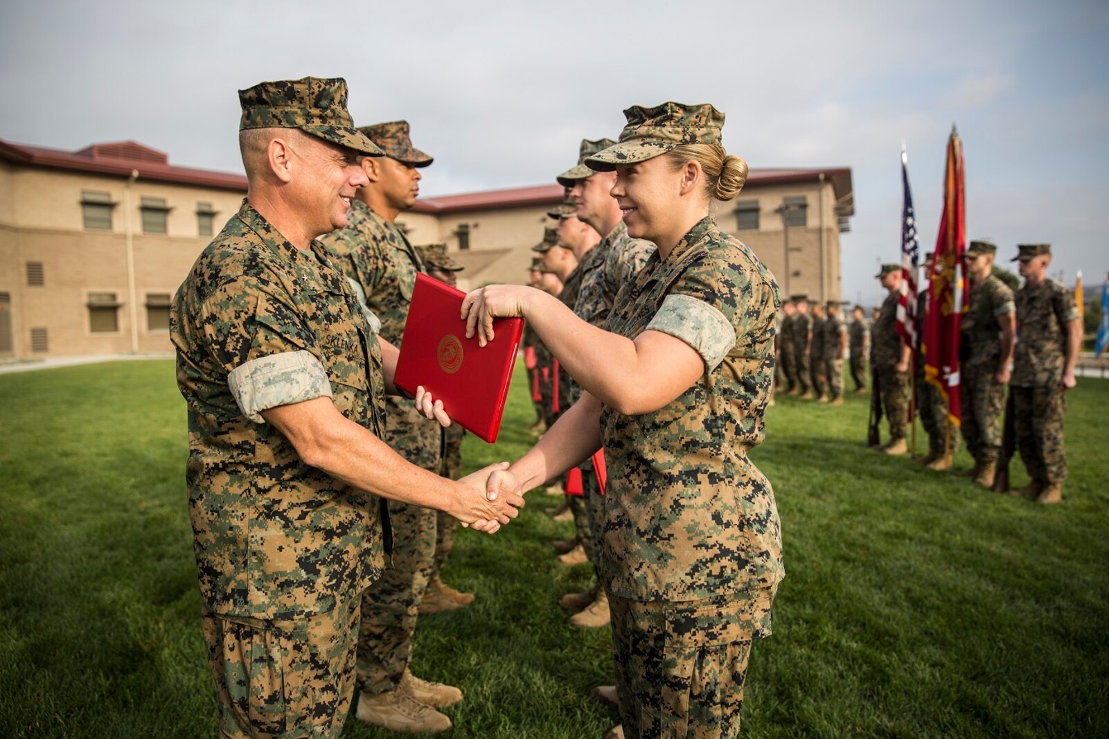 1st MLG Marines and Sailors Receive Quarterly Awards