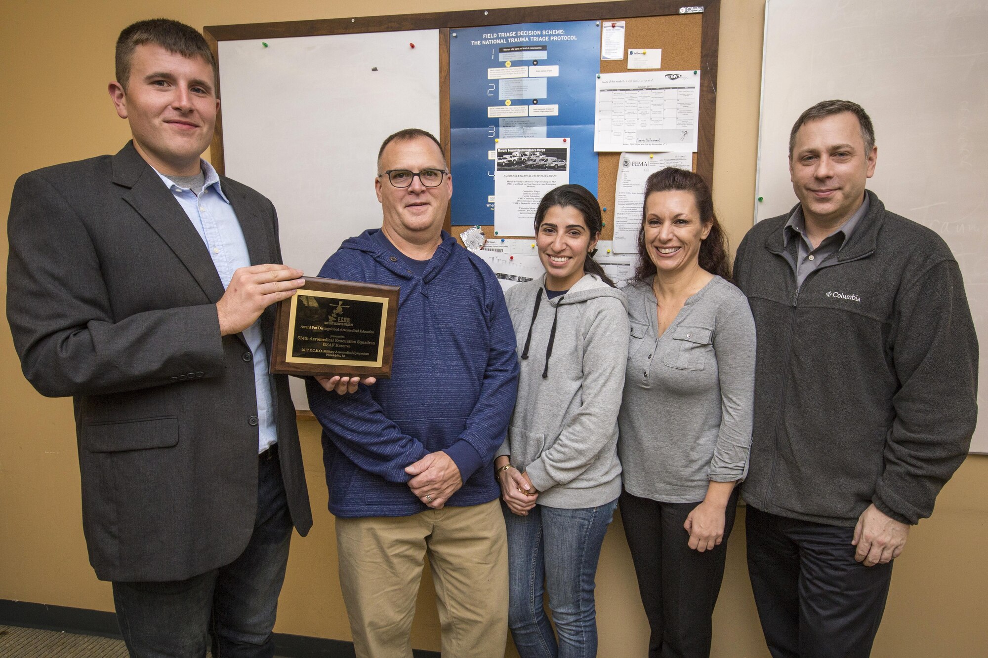 514th AES recognized for distinguished aeromedical education