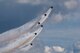 The U.S. Air Force Thunderbirds Flight Demonstration Team soars above Moody Air Force Base during Thunder Over South Georgia, Oct. 28, 2017. The Thunderbirds performed twists, turns and rolls at high speeds demonstrating the prowess and capabilities of the F-16D Fighting Falcon. (U.S. Air Force photo by Senior Airman Daniel Snider)