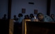 Team Shaw members hold candles during a “Shining a Light on Domestic Violence,” candlelight vigil at Shaw Air Force Base, South Carolina, Oct. 26, 2017.