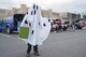 A friendly ghost appears at the Trunk or Treat event at Duke Field, Fla., Oct. 27, 2017.
