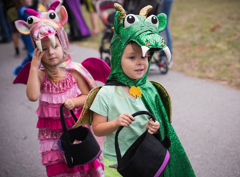 Base families turn out for the annual Trunk or Treat Fall Fest. The family friendly event hosted by the 96th Force Support Squadron featured a trunk or treat, hay rides, carnival games, slides, climbing walls and much more.