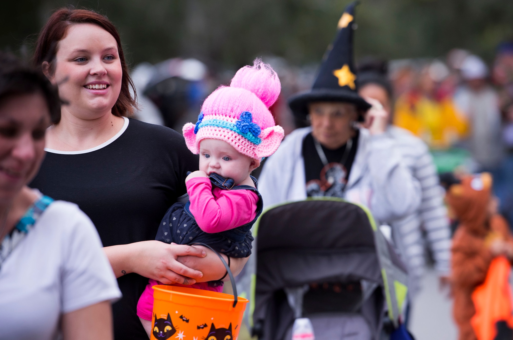 Base families turn out for the annual Trunk or Treat Fall Fest. The family friendly event hosted by the 96th Force Support Squadron featured a trunk or treat, hay rides, carnival games, slides, climbing walls and much more.