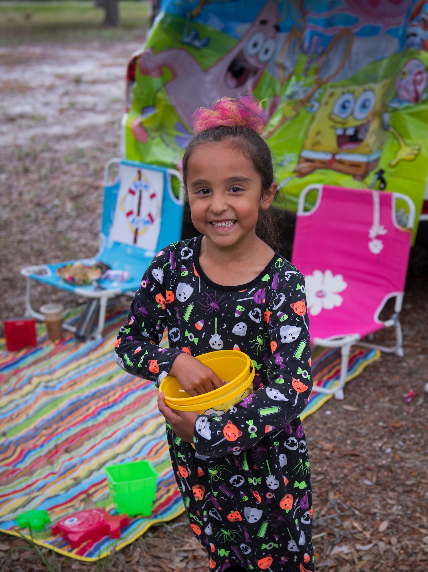 Base families turn out for the annual Trunk or Treat Fall Fest. The family friendly event hosted by the 96th Force Support Squadron featured a trunk or treat, hay rides, carnival games, slides, climbing walls and much more.