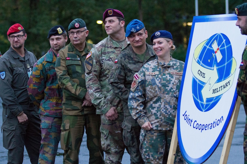 Civil Affairs Brigade soldiers participate in Bundeswehr's Joint Cooperation 2017