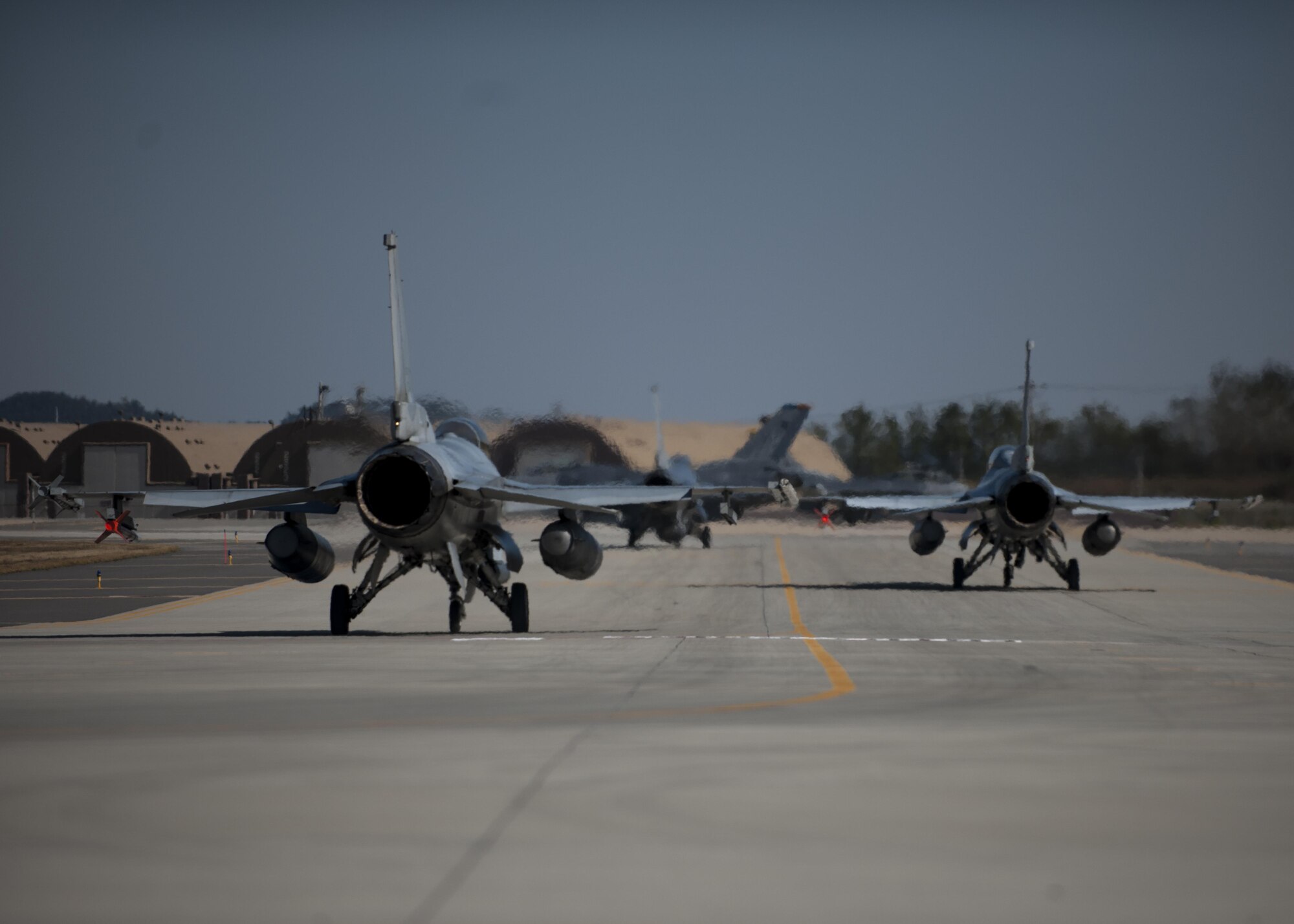 The Wisconsin Air National Guard's 115th Fighter Wing, U.S. Air Force's 8th FW and Republic of Korea Air Force's 38th Fighter Group took to the skies together Oct. 30, 2017 to demonstrate their ability to Fight Tonight in the skies above the Korean Peninsula.