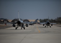 The Wisconsin Air National Guard's 115th Fighter Wing, U.S. Air Force's 8th FW and Republic of Korea Air Force's 38th Fighter Group took to the skies together Oct. 30, 2017 to demonstrate their ability to Fight Tonight in the skies above the Korean Peninsula.