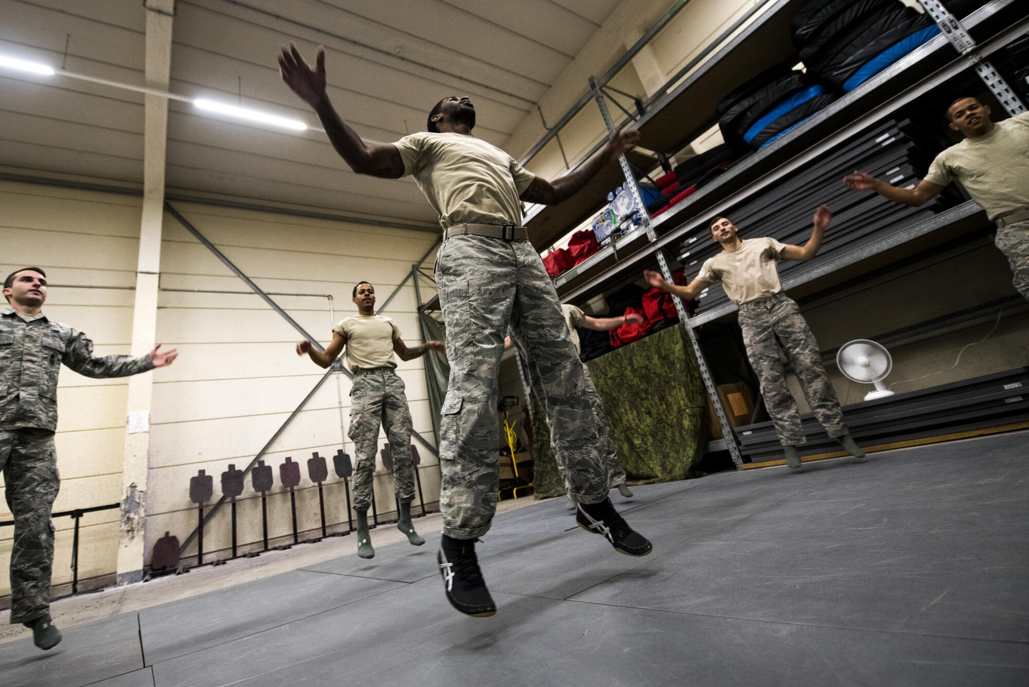 52nd SFS receives combatives training