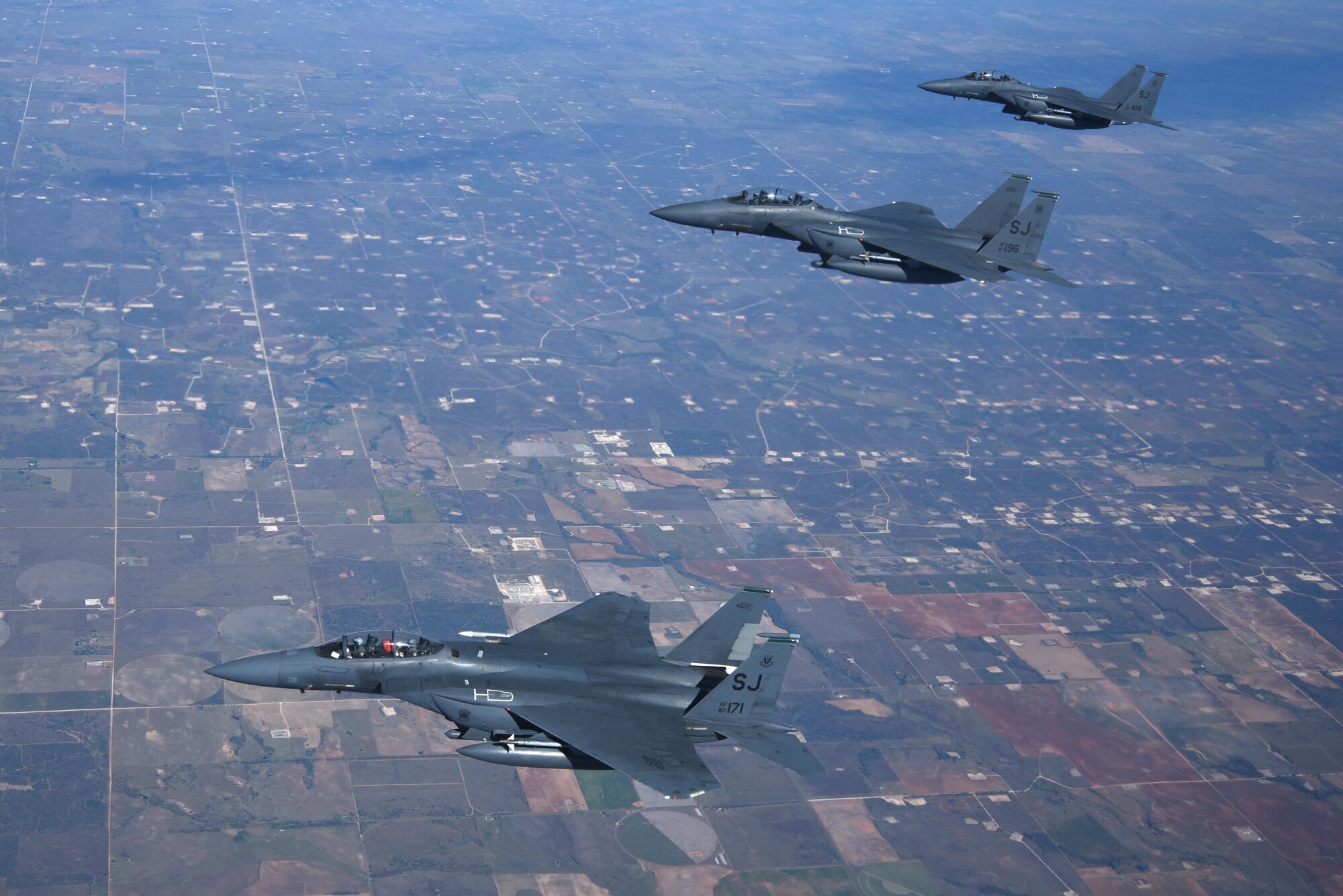 McConnell aircrews refueled 14 F-15 Strike Eagles.