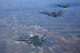 McConnell aircrews refueled 14 F-15 Strike Eagles.