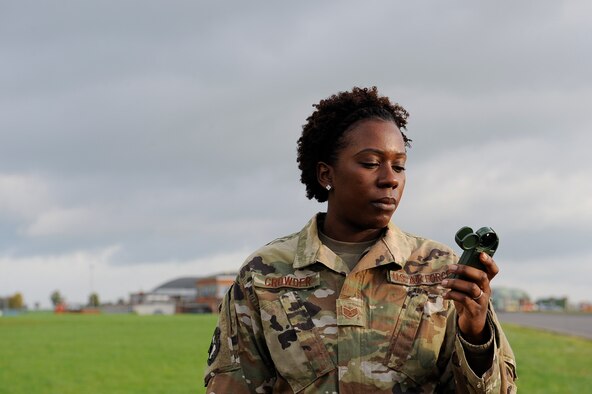 Airmen from the 424th Air Base Squadron, a geographically separated unit of Ramstein’s 86th Airlift Wing, supported a rotation of a U.S. Army Combat Aviation Brigade on Chièvres Air Base, Belgium, Oct. 20, 2017, and supported throughout the duration of Operation Atlantic Resolve at Powidz Air Base, Poland.