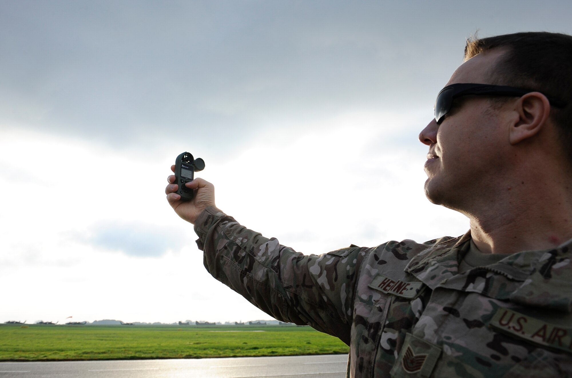 Airmen from the 424th Air Base Squadron, a geographically separated unit of Ramstein’s 86th Airlift Wing, supported a rotation of a U.S. Army Combat Aviation Brigade on Chièvres Air Base, Belgium, Oct. 20, 2017, and supported throughout the duration of Operation Atlantic Resolve at Powidz Air Base, Poland.