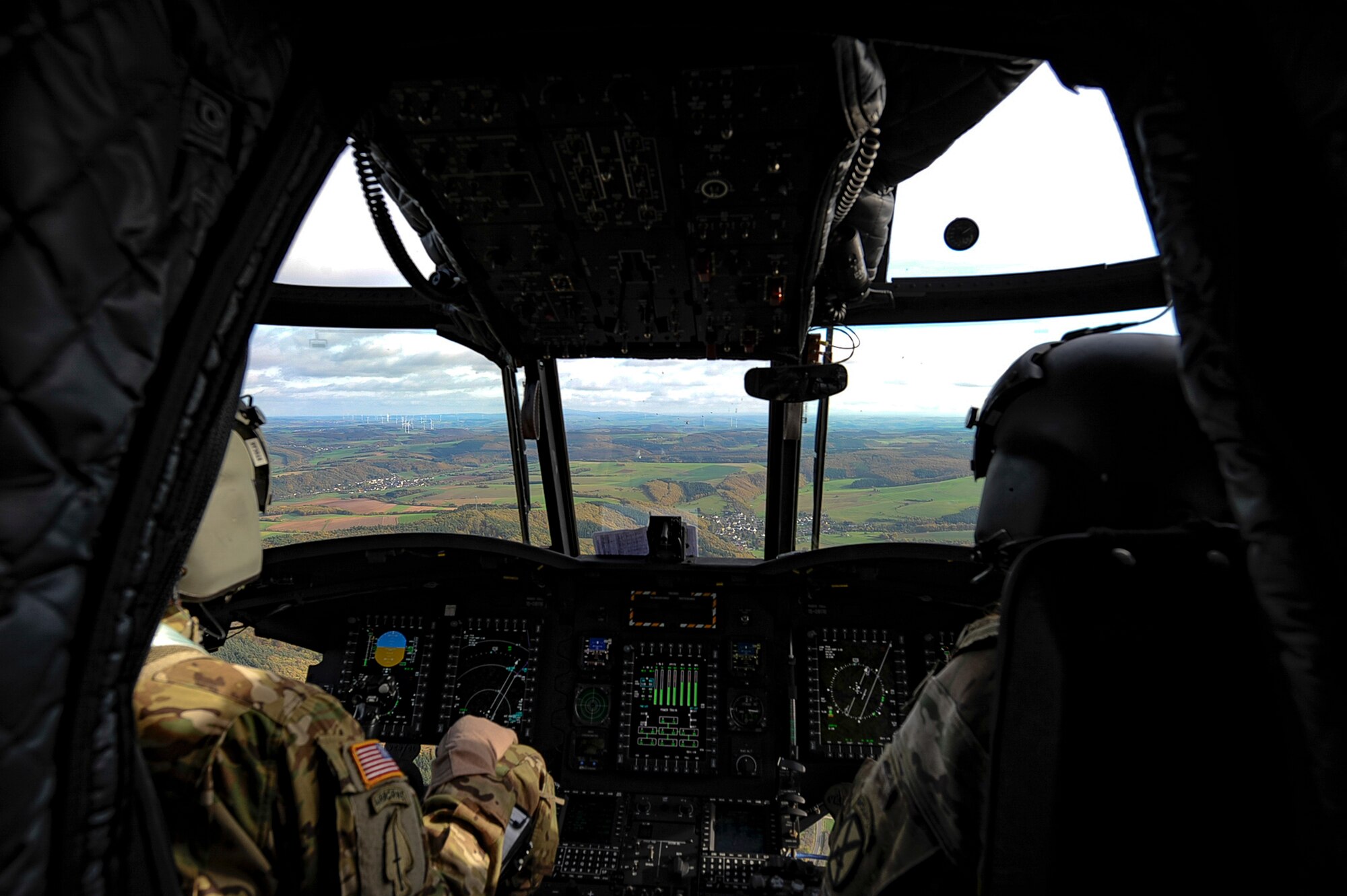 Airmen from the 424th Air Base Squadron, a geographically separated unit of Ramstein’s 86th Airlift Wing, supported a rotation of a U.S. Army Combat Aviation Brigade on Chièvres Air Base, Belgium, Oct. 20, 2017, and supported throughout the duration of Operation Atlantic Resolve at Powidz Air Base, Poland.