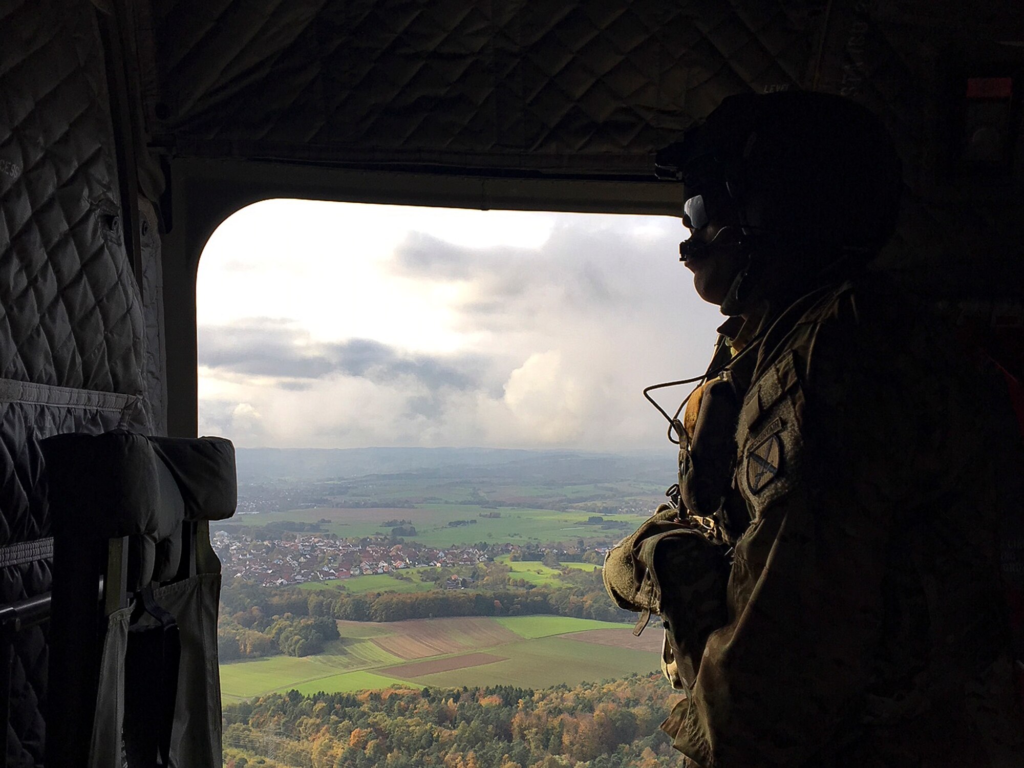Airmen from the 424th Air Base Squadron, a geographically separated unit of Ramstein’s 86th Airlift Wing, supported a rotation of a U.S. Army Combat Aviation Brigade on Chièvres Air Base, Belgium, Oct. 20, 2017, and supported throughout the duration of Operation Atlantic Resolve at Powidz Air Base, Poland.