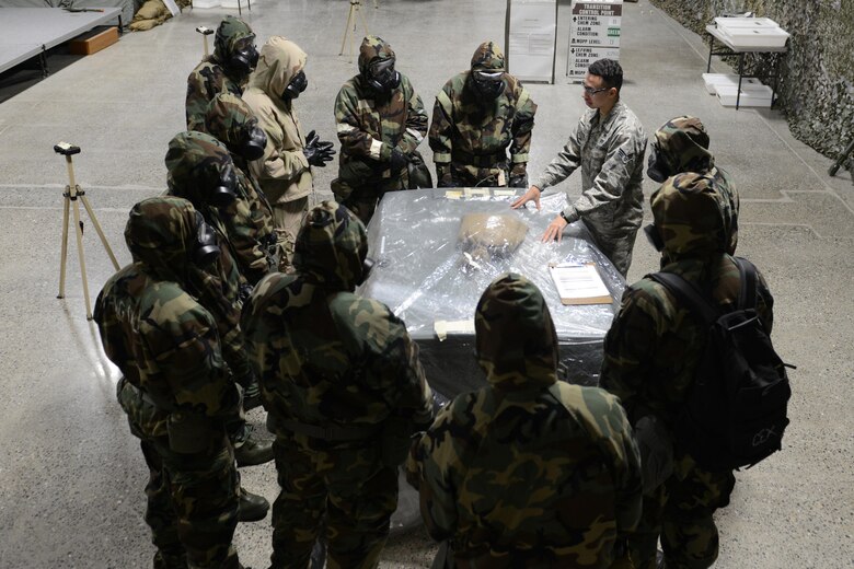 During Polar Force 18-1, Airmen practiced the various equipment and procedures for CBRN and Combat Arms Training and Maintenance situations, to prepare the installation for any emergency.