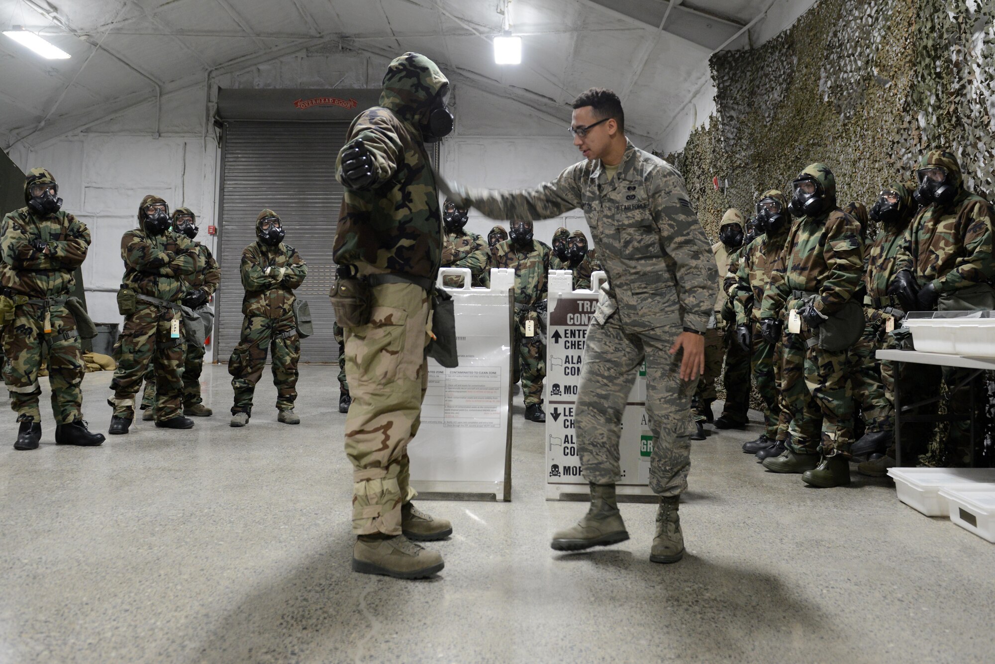 During Polar Force 18-1, Airmen practiced the various equipment and procedures for CBRN and Combat Arms Training and Maintenance situations, to prepare the installation for any emergency.