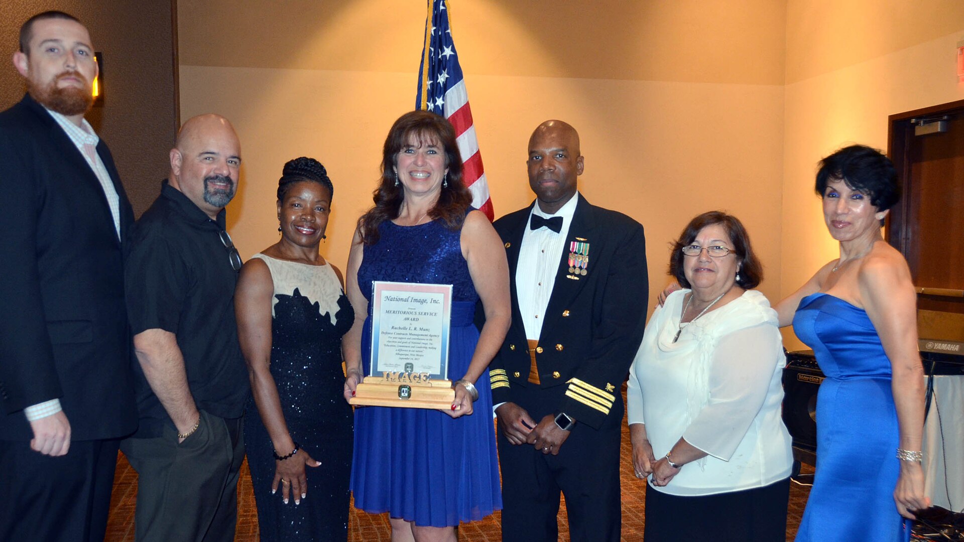 Three DCMA San Diego team members were recognized for their efforts to increase federal employment opportunities within the Hispanic-American community.