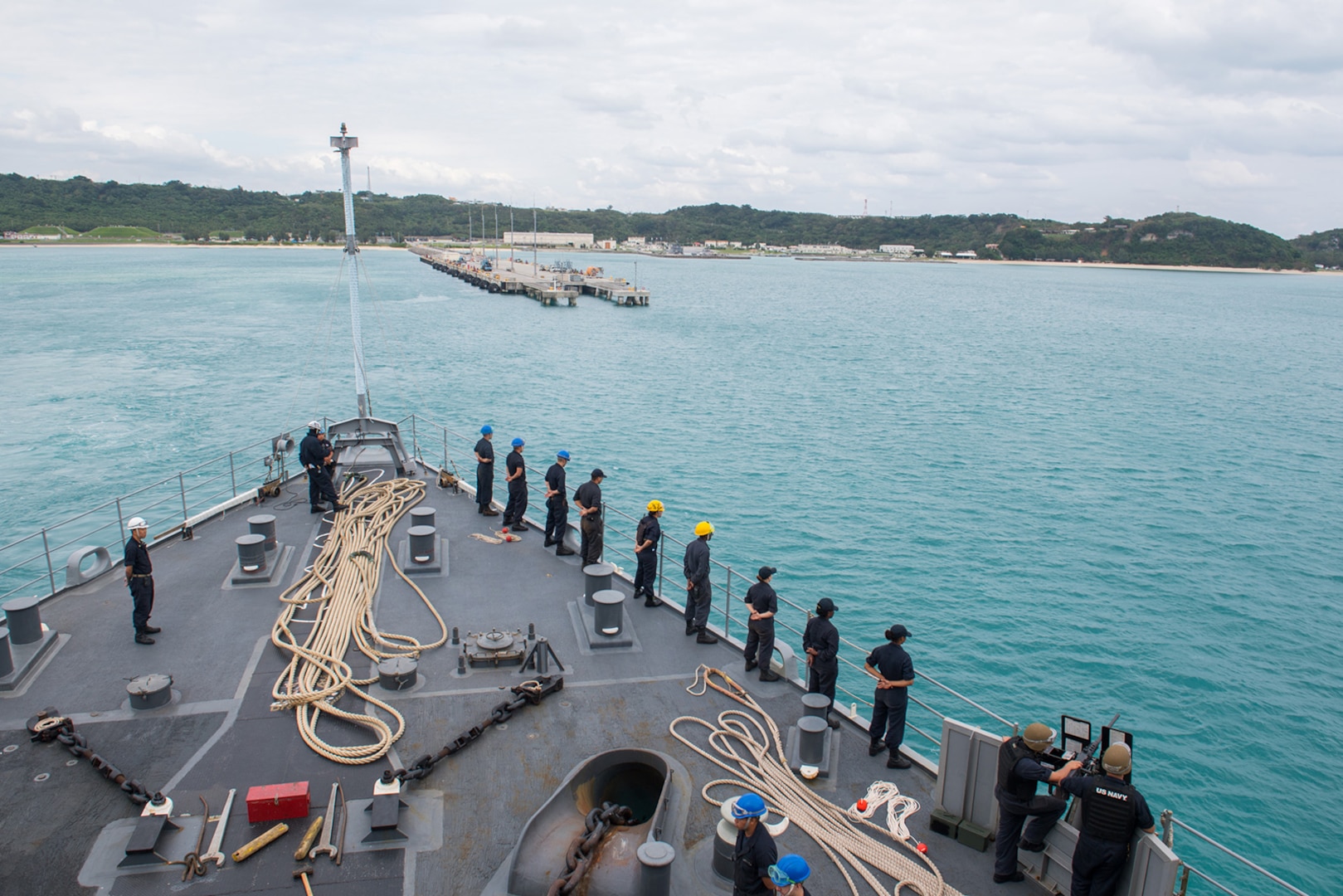 USS Ashland departs Okinawa, begins Blue Chromite