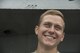 U.S. Air Force Airman 1st Class Tyler Bunn, a 35th Aircraft Maintenance Squadron crew chief, laughs during the Misawa Ready Technician program at Misawa Air Base, Japan, Aug. 22, 2017. According to Master Sgt. Michael Mahaffey, the 35th AMXS assistant superintendent, the overall goal of the program is to fill training gaps between technical school and the first-duty location work center requirements, fast tracking Airmen to be self-sustainable, reliable and qualified technicians meeting the needs of the 35th Fighter Wing. (U.S. Air Force photo by Airman 1st Class Sadie Colbert)