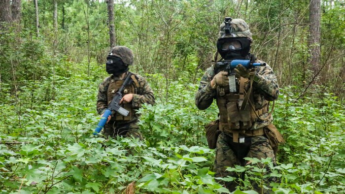 he Marines are with Echo Company, 2nd Battalion, 8th Marine Regiment.