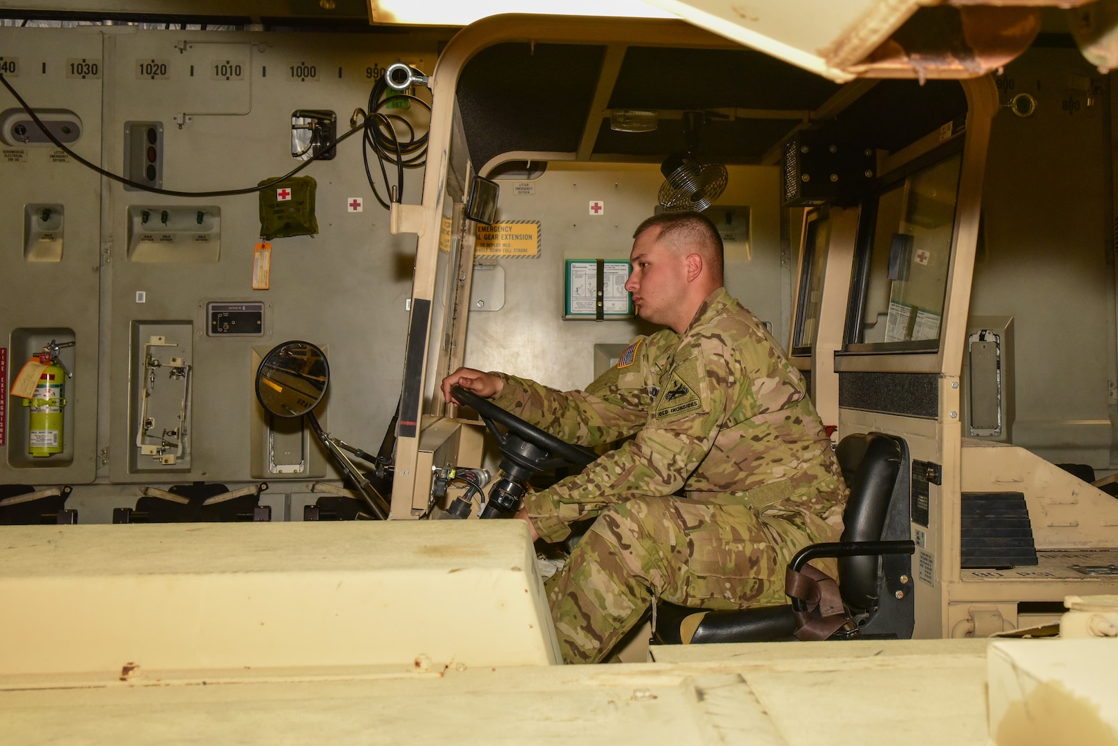 Members from the 502nd Logistics Readiness Squadron, the 433rd Airlift Wing, and the 445th Airlift Wing unload pallets and rolling stock containing maintenance equipment Aug. 30, 2017 at Joint Base San Antonio-Lackland Kelly Field, Texas.